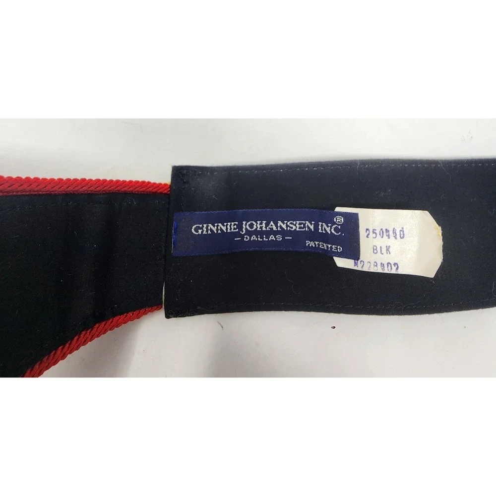 Vintage Ginnie Johansen Inc Knotted Black Belt Women's S/M Primary Color Rope